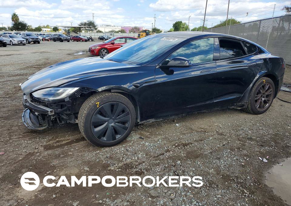2021 Tesla Model S, uszkodzenie: Przód, Copart lot 72803276