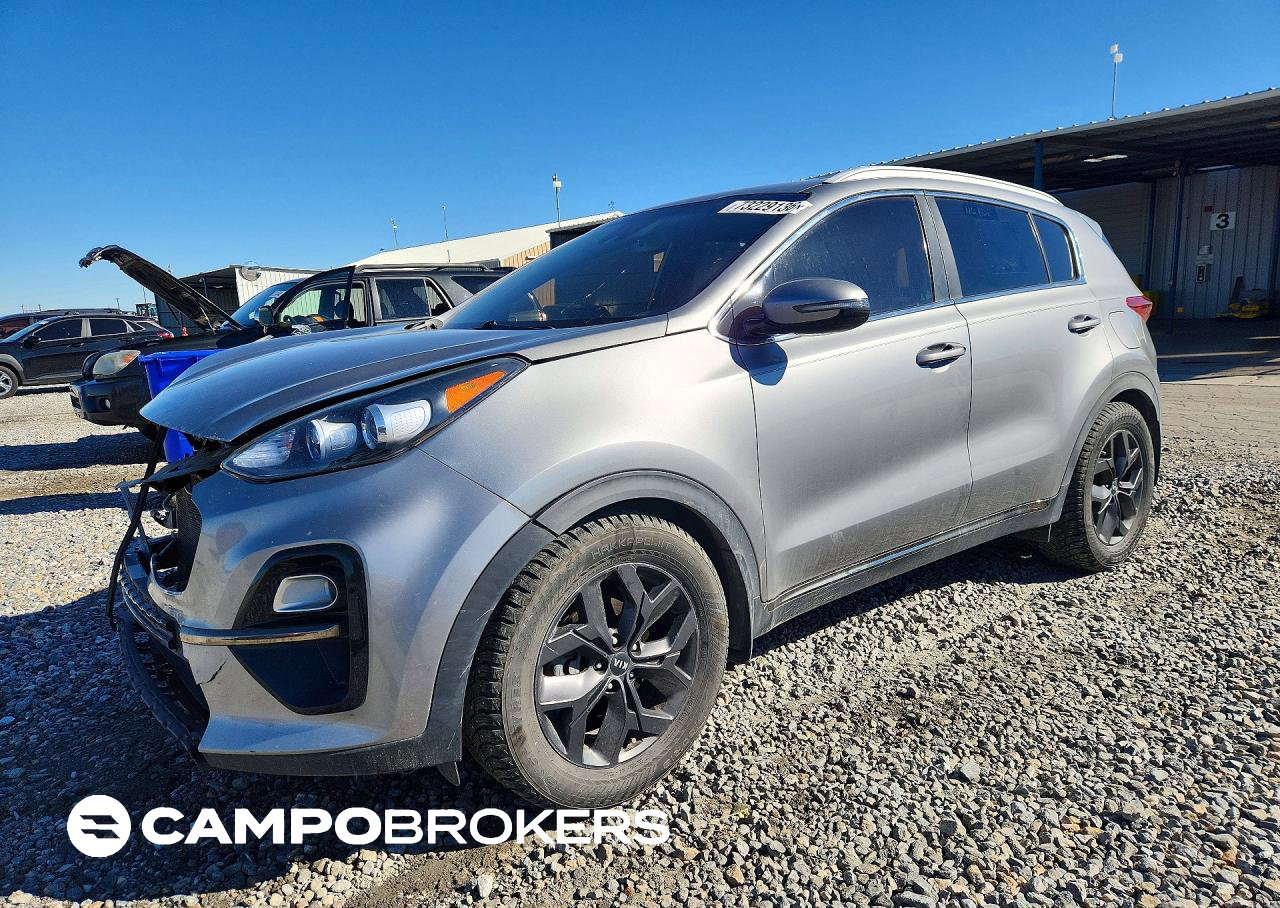 2020 Kia Sportage S, Front End damage, Copart lot 73229136