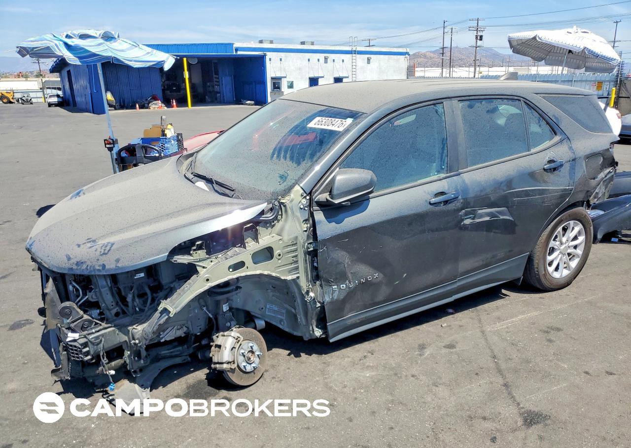 2020 Chevrolet Equinox Ls, Front End damage, Copart lot 66308476