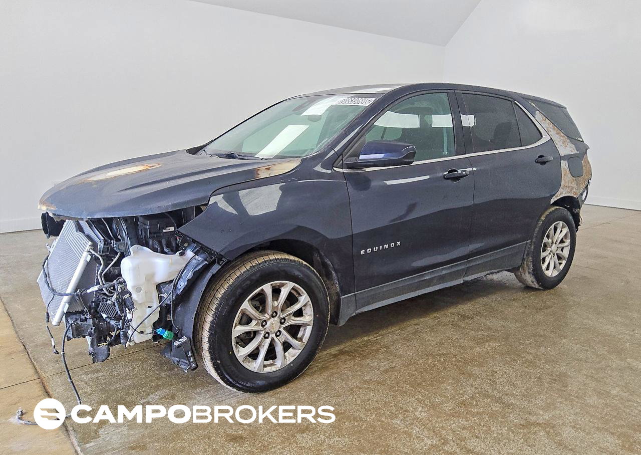 2020 Chevrolet Equinox Lt, Front End damage, Copart lot 70839886
