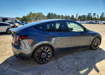 2022 Tesla Model Y, daño Lateral, Copart lote 71445456, foto 3 de 13