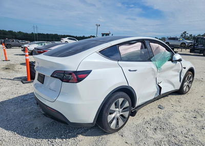 2023 Tesla Model Y, Side damage, Copart lot 66236896, photo 3 of 12