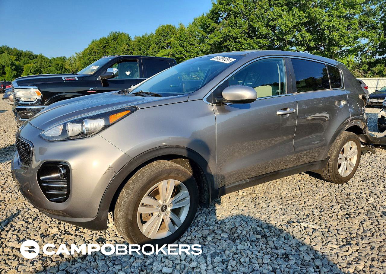 2019 Kia Sportage Lx, daño Trasero, Copart lote 64269036