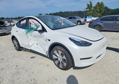 2023 Tesla Model Y, Side damage, Copart lot 66236896, photo 4 of 12