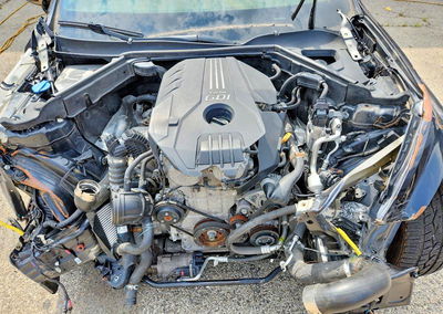 2020 Kia Stinger Gt-line, Front End damage, Copart lot 61701896, photo 11 of 12