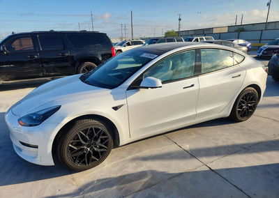2021 Tesla Model 3, Front End damage, Copart lot 71305966