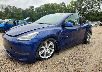 2021 Tesla Model Y, daño Lateral, Copart lote 72789306