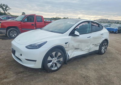 2023 Tesla Model Y, daño Lateral, Copart lote 70897166