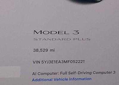 2021 Tesla Model 3 Standard Range Plus Rear-wheel Drive, uszkodzenie: Storm Damage, Iaai lot 46083026, zdjęcie 16 z 22