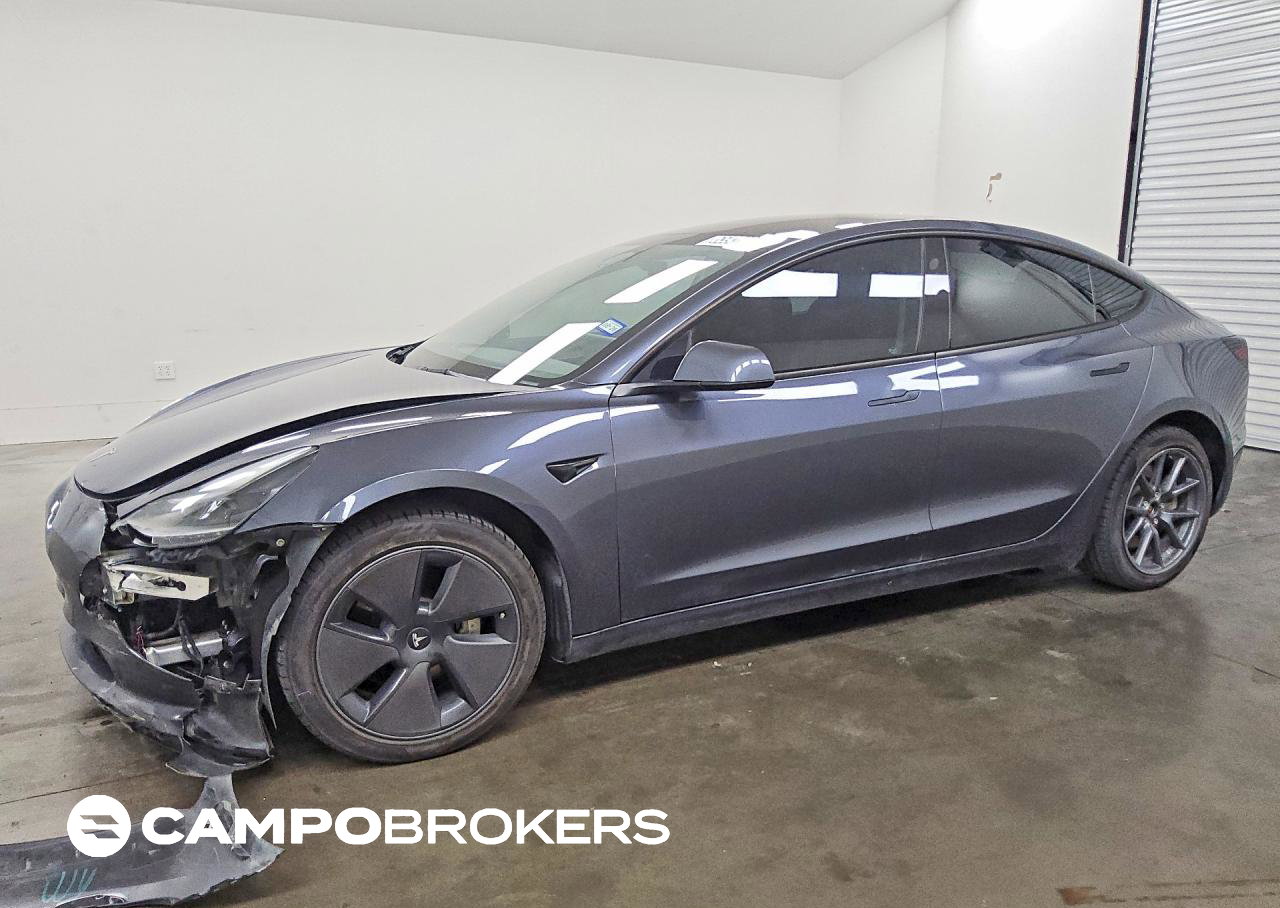 2023 Tesla Model 3, daño Frontal, Copart lote 65931626