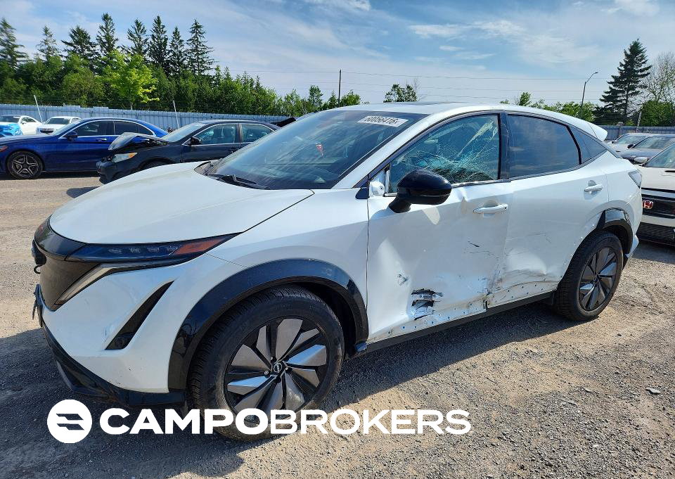 2025 Nissan Ariya Engage+ E-4orce, uszkodzenie: Bok, Copart lot 60056416