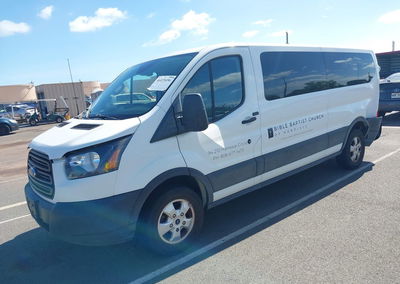 2019 Ford Transit-350 Xl, daño Trasero izquierdo, Iaai lote 46035496, foto 2 de 16