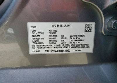 2026 Tesla Model Y, daño Bajos, Copart lote 65081746, foto 13 de 15