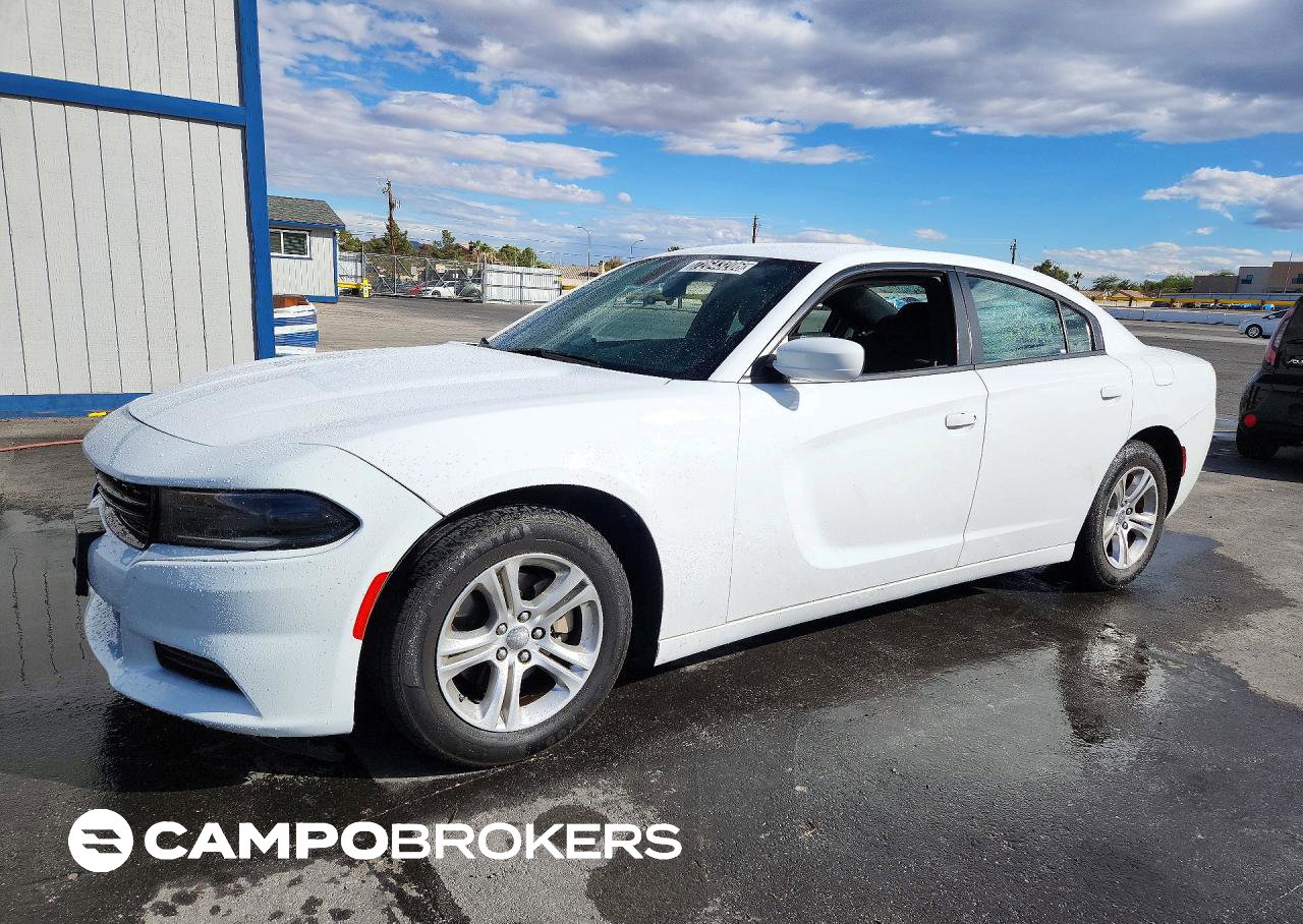 2022 Dodge Charger Sxt, Front End damage, Copart lot 72643206