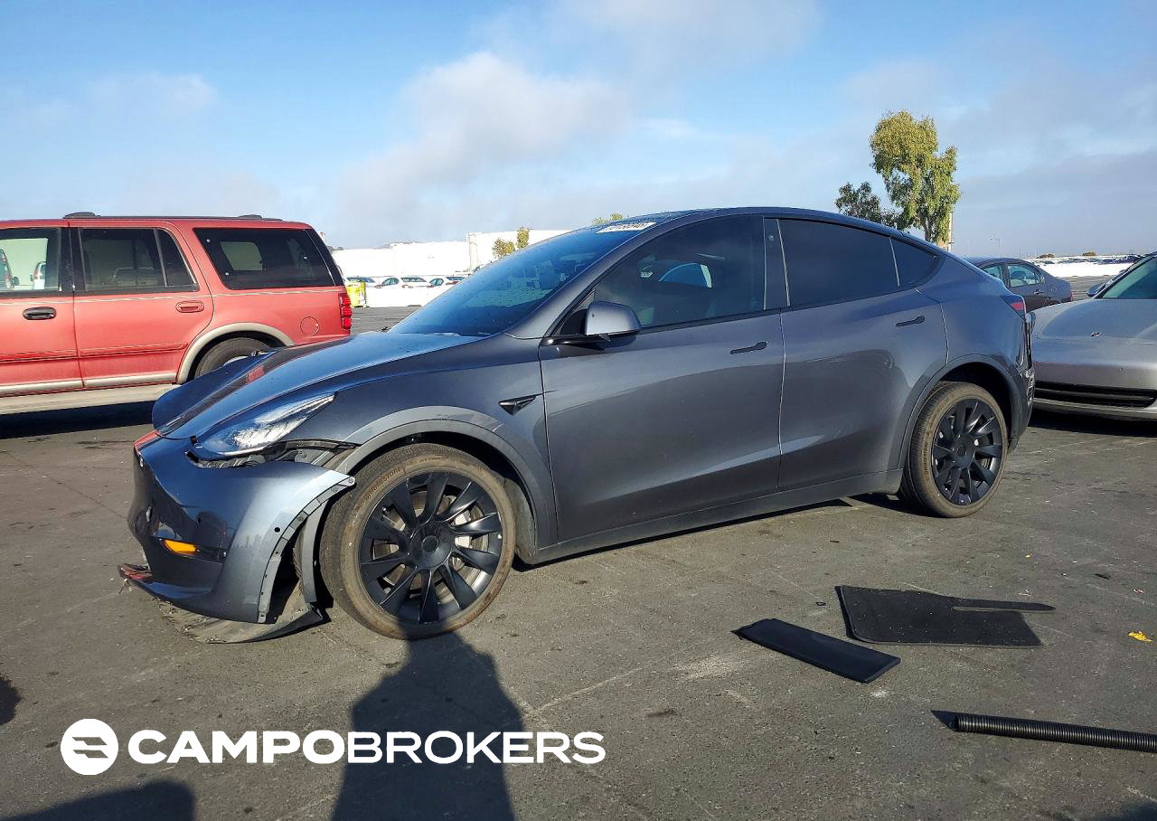 2021 Tesla Model Y, daño Frontal, Copart lote 70138946