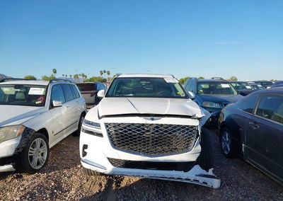 2024 Genesis Gv80 3.5t Awd, daño Frontal izquierdo, Iaai lote 46067139, foto 13 de 17
