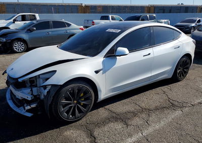 2023 Tesla Model 3, daño Frontal, Copart lote 65172146