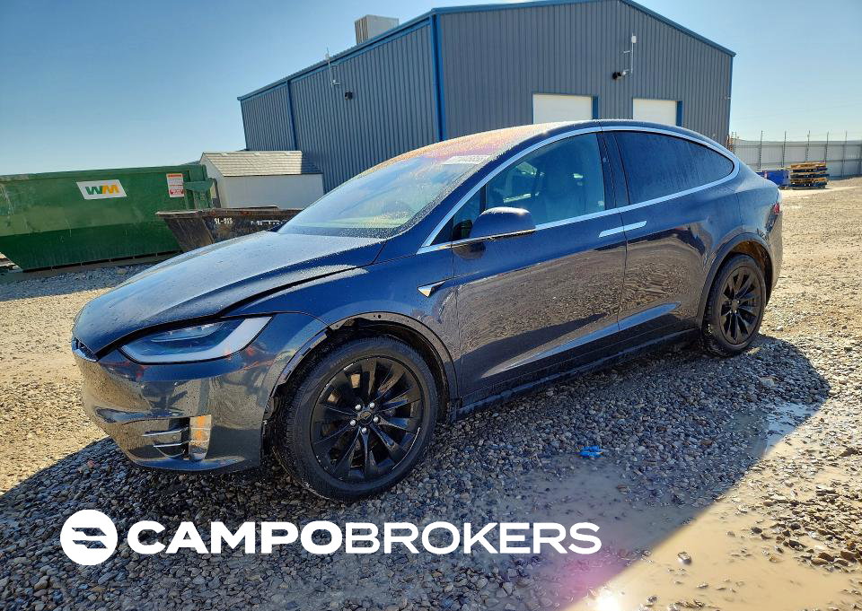 2020 Tesla Model X, uszkodzenie: Przód, Copart lot 71046856