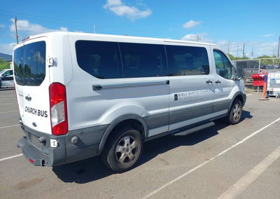 2019 Ford Transit-350 Xl, daño Trasero izquierdo, Iaai lote 46035496, foto 4 de 16