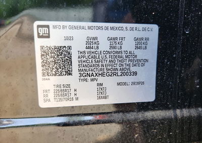 2024 Chevrolet Equinox Ls, uszkodzenie: Tył, Copart lot 52695196, zdjęcie 13 z 13