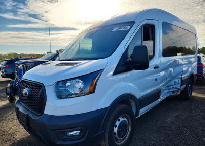 2024 Ford Transit 250 Medium Roof Delivery Van, daño Lateral, Copart lote 71594366
