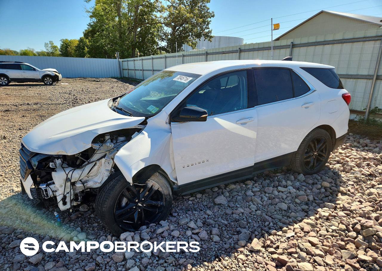 2020 Chevrolet Equinox Lt, uszkodzenie: Bok, Copart lot 70045716
