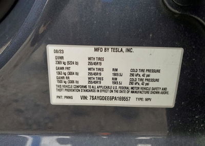 2023 Tesla Model Y, uszkodzenie: Tył, Copart lot 69991826, zdjęcie 13 z 13