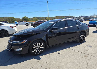 2021 Chevrolet Malibu Rs, daño Frontal, Copart lote 72193956