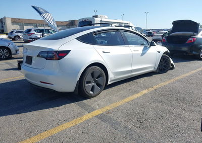 2021 Tesla Model 3 Standard Range Plus Rear-wheel Drive, uszkodzenie: Przód, Iaai lot 46070261, zdjęcie 4 z 17
