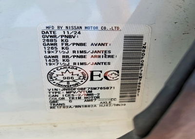 2025 Nissan Ariya Engage+ E-4orce, uszkodzenie: Bok, Copart lot 60056416, zdjęcie 13 z 13