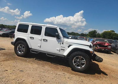 2020 Jeep Wrangler Unlimited Sahara, Front End damage, Copart lot 67556206, photo 14 of 15