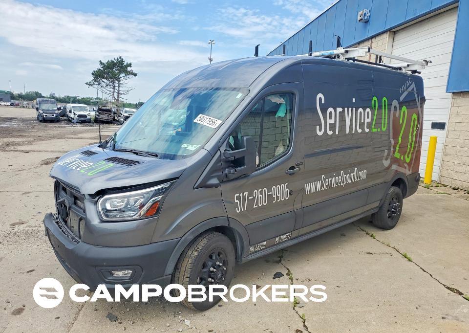 2023 Ford Transit T-250, uszkodzenie: Przód, Copart lot 58617956