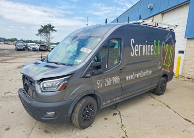 2023 Ford Transit T-250, Front End damage, Copart lot 58617956