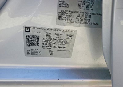 2021 Gmc Sierra K1500 Slt, daño Frontal, Copart lote 69994736, foto 13 de 15