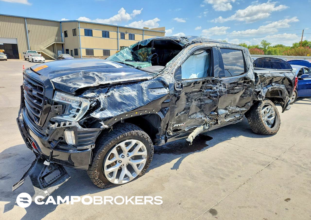 2021 Gmc Sierra K1500 At4, daño Volcadura, Copart lote 67790746