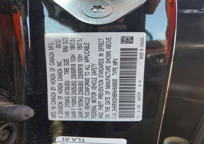 2022 Honda Cr-v Exl, uszkodzenie: Tył, Copart lot 70069766, zdjęcie 13 z 15