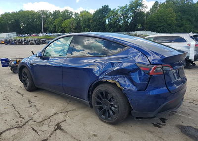 2021 Tesla Model Y, uszkodzenie: Tył, Copart lot 67800046, zdjęcie 2 z 12