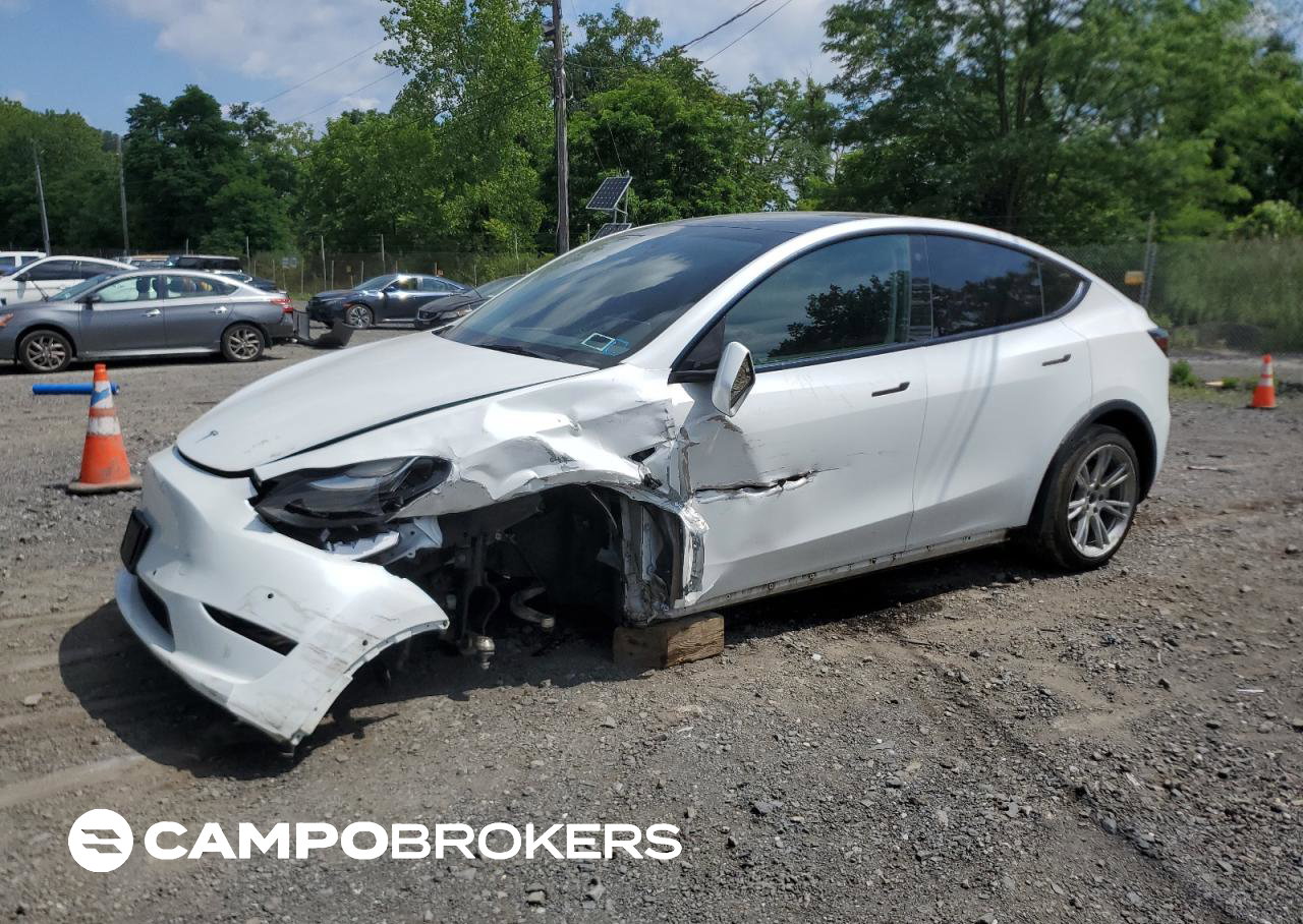 2022 Tesla Model Y, daño Generalizado, Copart lote 62936935