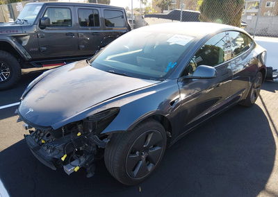 2022 Tesla Model 3 Long Range Dual Motor All-wheel Drive, uszkodzenie: Przód, Iaai lot 46292387, zdjęcie 2 z 20