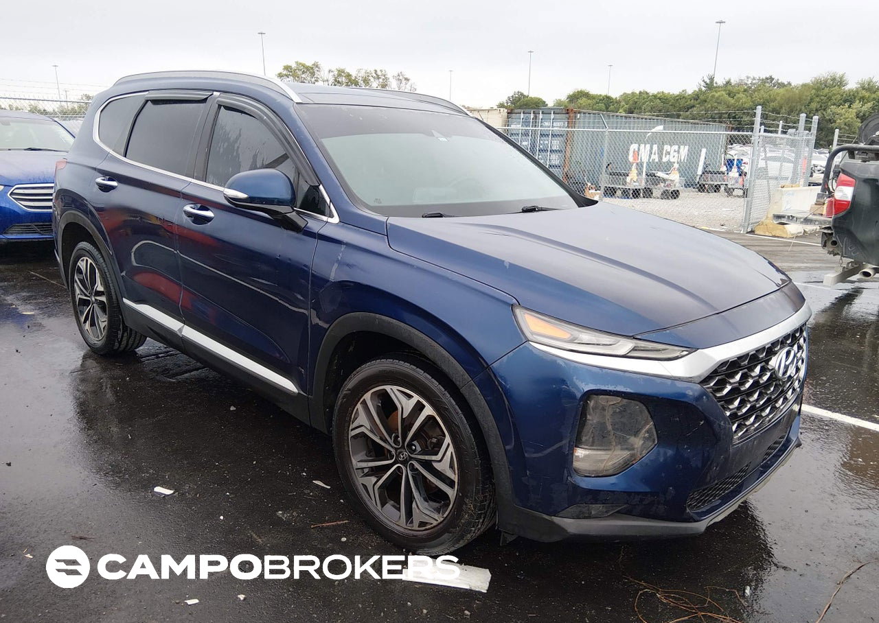 2019 Hyundai Santa Fe Ultimate 2.0t, Normal Wear & Tear damage, Iaai lot 46190355