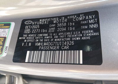 2026 Hyundai Elantra Sel Sport, Rear damage, Iaai lot 45915290, photo 9 of 17