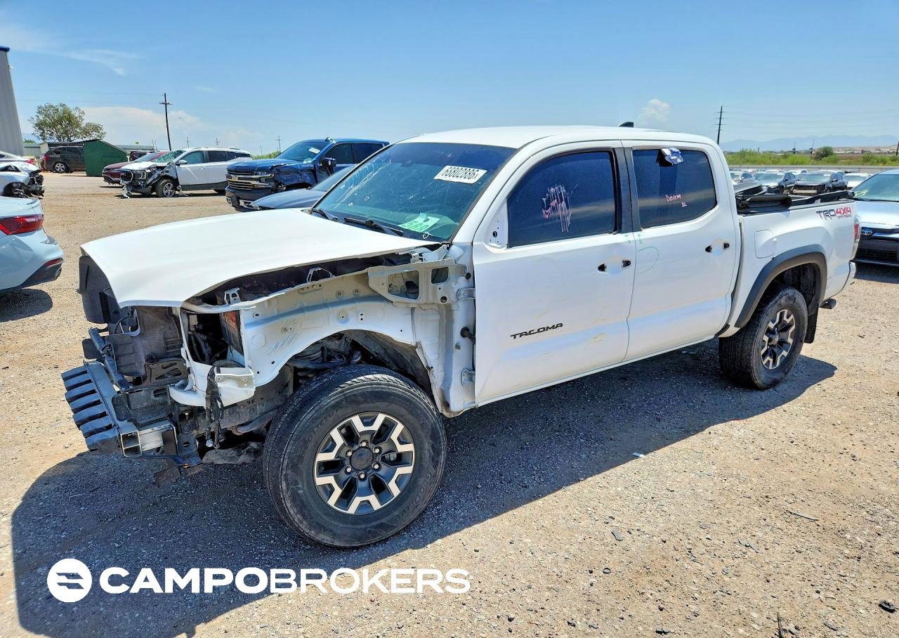 2021 Toyota Tacoma Trd Off-road, пошкодження: Передня частина, Copart лот 66802886