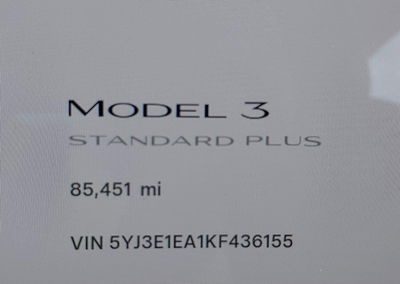 2019 Tesla Model 3 Long Range/mid Range/standard Range/standard Range Plus, пошкодження: Правий бік, Iaai лот 46040633,