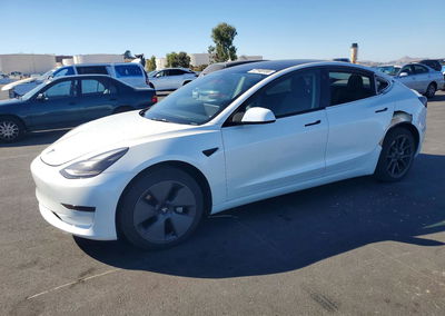 2023 Tesla Model 3, daño Lateral, Copart lote 72148156