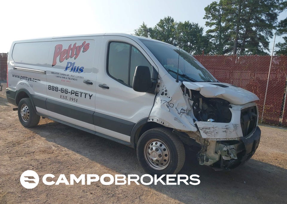 2022 Ford Transit-350, Front End damage, Iaai lot 45784693