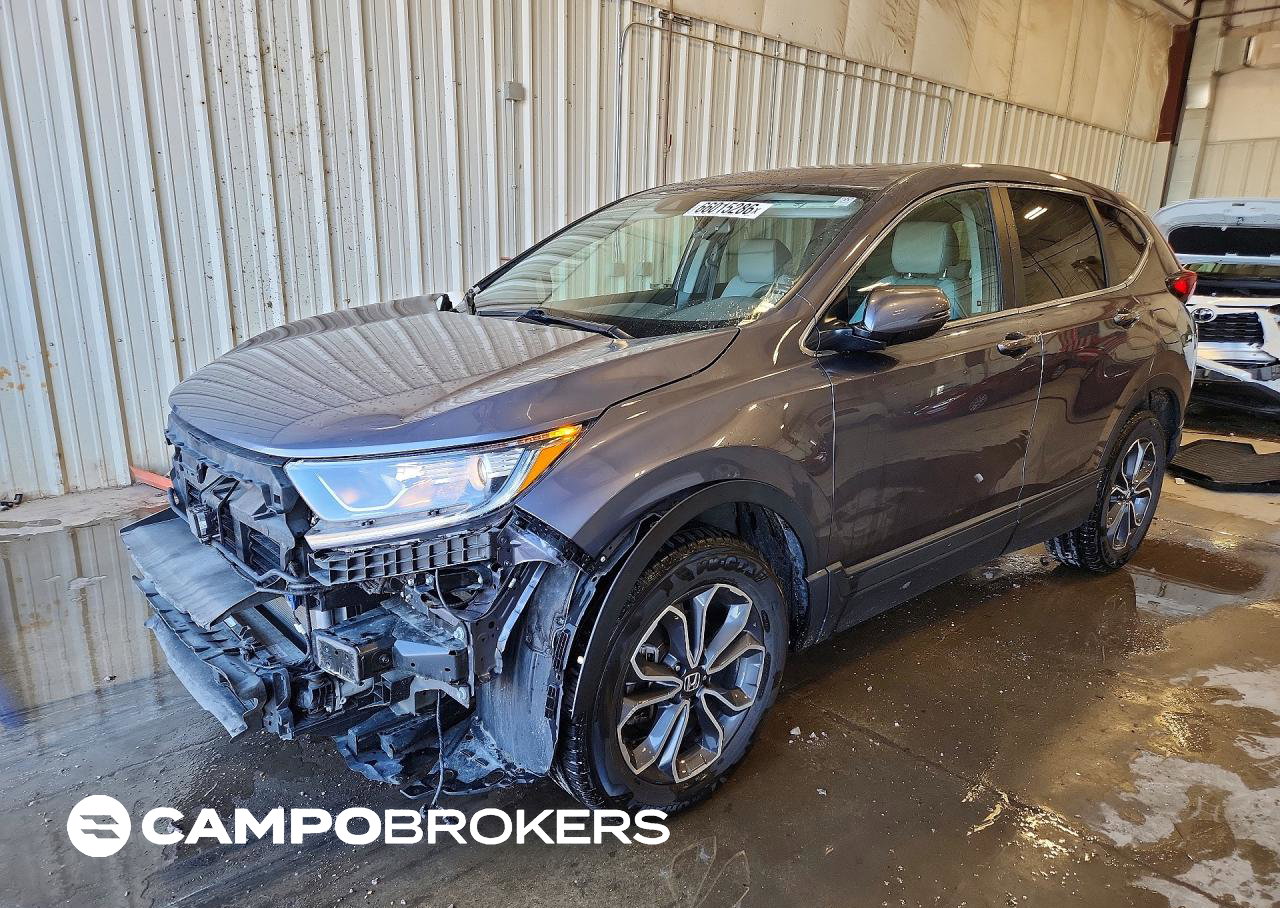 2020 Honda Cr-v Exl, daño Frontal, Copart lote 66015286