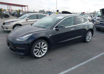 2019 Tesla Model 3 Long Range/mid Range/standard Range/standard Range Plus, пошкодження: Правий бік, Iaai лот 46040633,