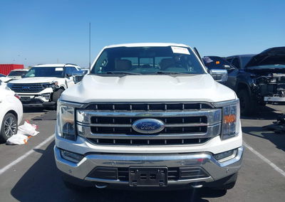 2022 Ford F-150 Lariat, daño Lateral izquierdo, Iaai lote 46201708, foto 12 de 16