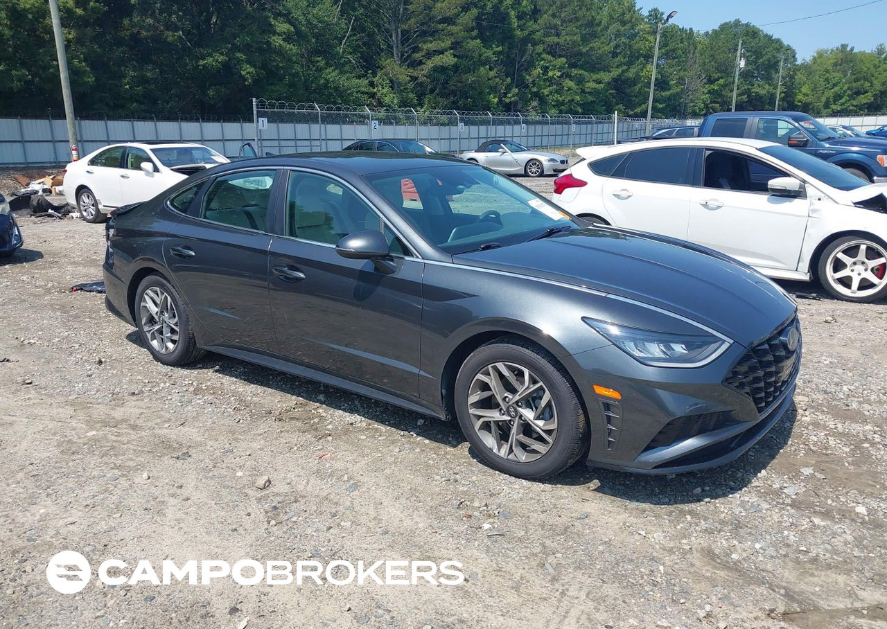 2023 Hyundai Sonata Sel, daño Trasero izquierdo, Iaai lote 45854073