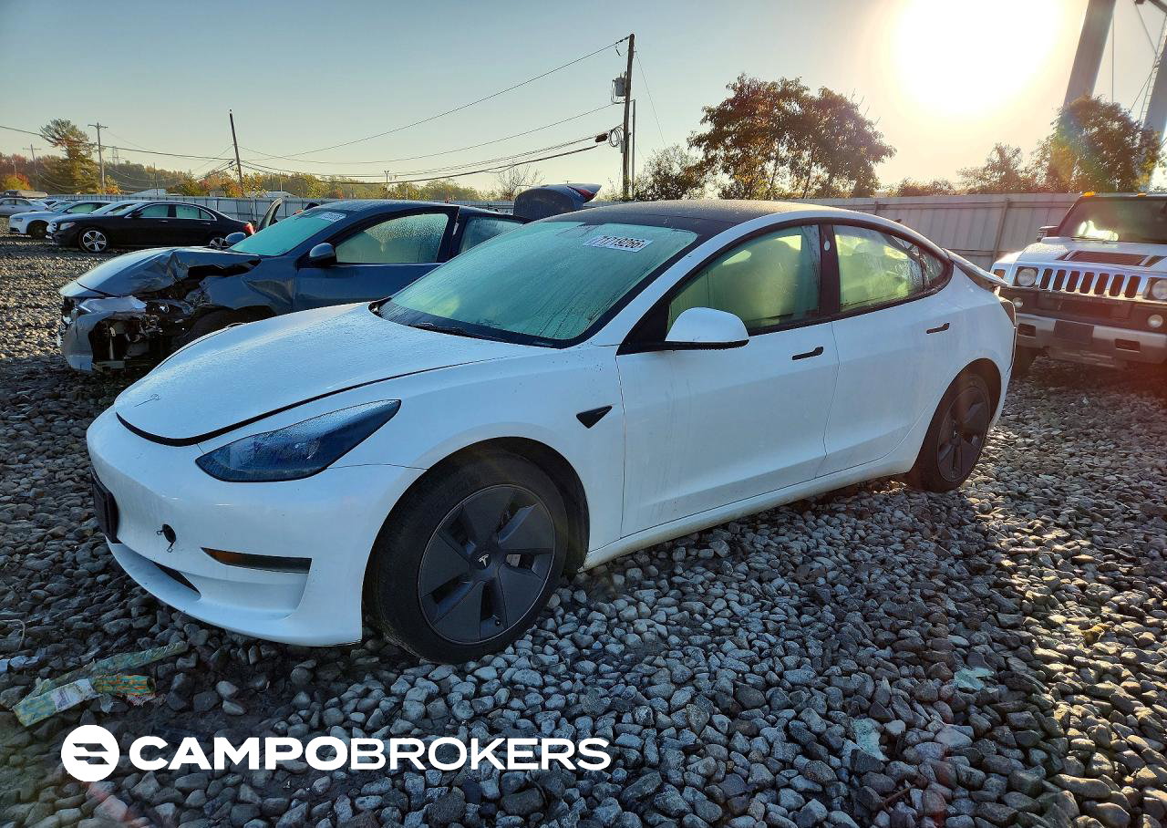 2023 Tesla Model 3, uszkodzenie: Tył, Copart lot 71719266